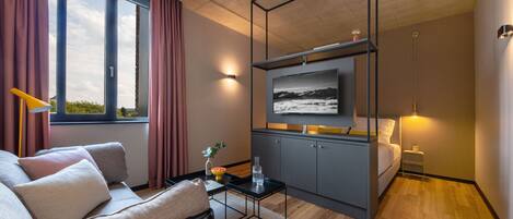 Superior Studio | In-room safe, desk, laptop workspace, soundproofing
