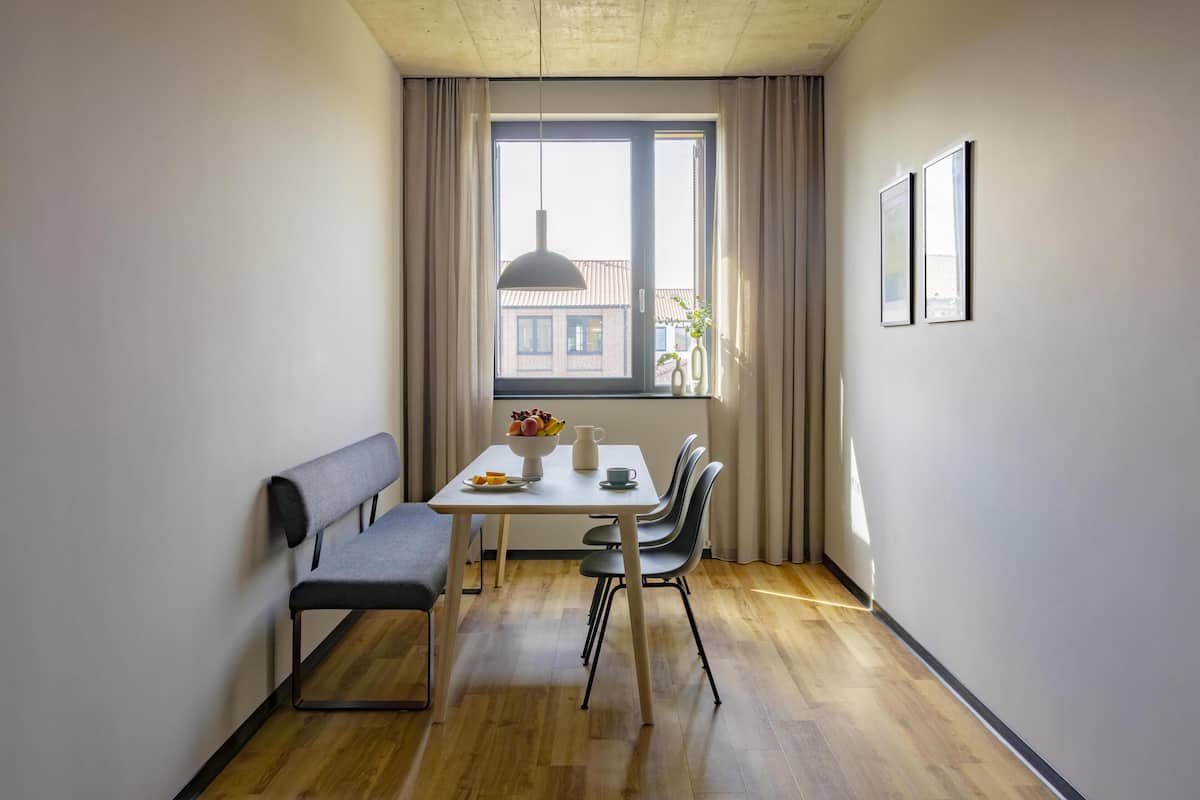 Standard-Apartment, 1 Queen-Bett, Küche (with Sofabed, Full Kitchen) | Allergikerbettwaren, Zimmersafe, Schreibtisch