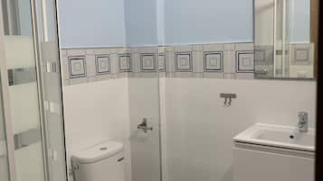Hair dryer, towels
