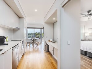 Fridge, microwave, oven, stovetop - The Sand Resort Kingscliff - Two Bed Dual Key (5312/13) (Tweed)