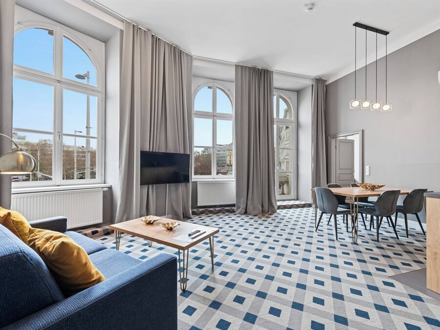 Panoramic Condo, 2 Bedrooms, Balcony | Living area | 32-inch flat-screen TV with cable channels