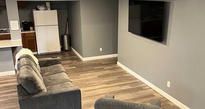 Located across the road of West Lake Okoboji. 8 beds. Room for parking trailers