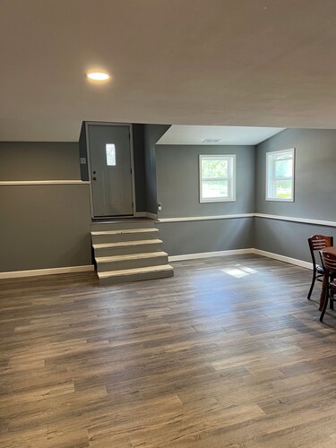 Located across the road of West Lake Okoboji. 8 beds. Room for parking trailers 