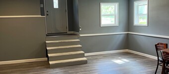 Located across the road of West Lake Okoboji. 8 beds. Room for parking trailers 