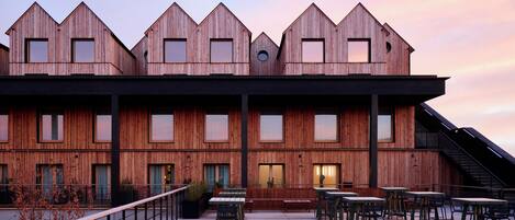 Façade de l’hébergement