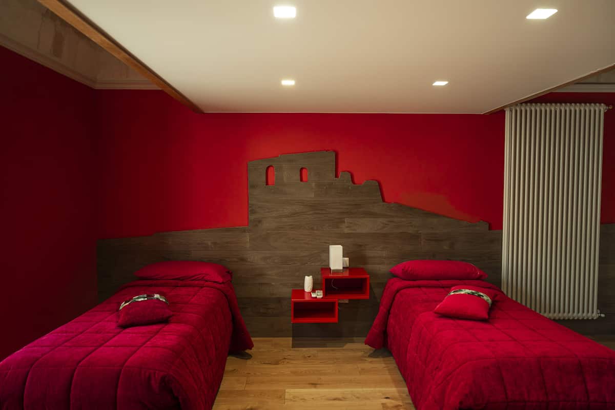 Superior kamer, uitzicht op stad (Fiore) | Lakens van Egyptisch katoen, luxe beddengoed, individueel gedecoreerd