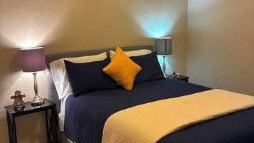 2 bedrooms, iron/ironing board, free WiFi, bed sheets