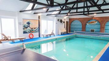 Indoor pool, a heated pool