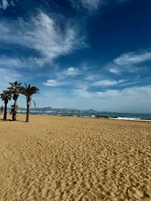 On the beach