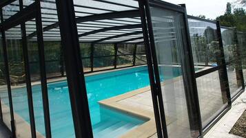 Indoor pool, outdoor pool
