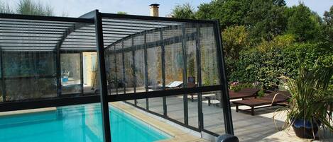 Indoor pool, outdoor pool