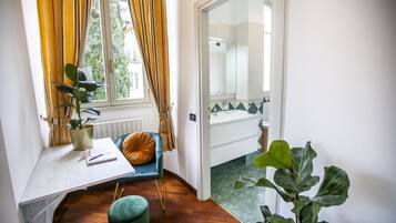 Apartemen Deluks | Area keluarga | TV layar datar