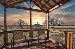 Casa de campo, 2 camas de matrimonio, patio (871 Old Harper #2) | Vistas desde la habitación