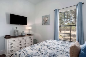 House, Multiple Beds, Patio (1605 Lone Man A & C) | 4 bedrooms, individually decorated, individually furnished, desk - Casa del Avion and Casa Coop (Wimberley)