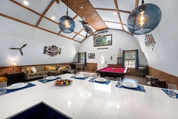 House, Multiple Beds, Patio (1605 Lone Man A & C) | Game room - Casa del Avion and Casa Coop (Wimberley)