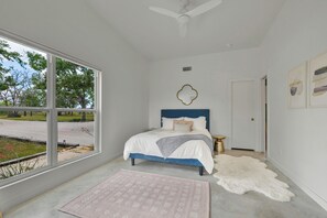 House, 2 Queen Beds, Patio | 2 bedrooms, individually decorated, individually furnished, desk
