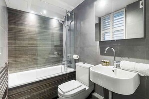 Hair dryer, towels