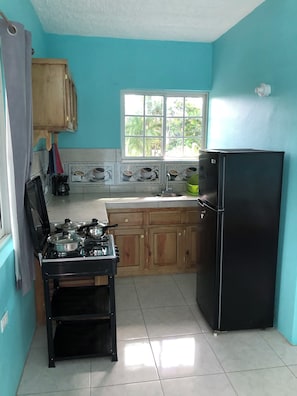 Deluxe Room, 1 King Bed, Non Smoking, Kitchenette | Private kitchen | Mini-fridge, cookware/dishes/utensils - Negril Beachside (Negril)