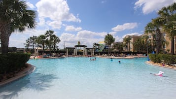 屋外プール、温水プール