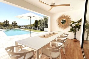Outdoor dining - Moraira sea view house clos to the center (Teulada)