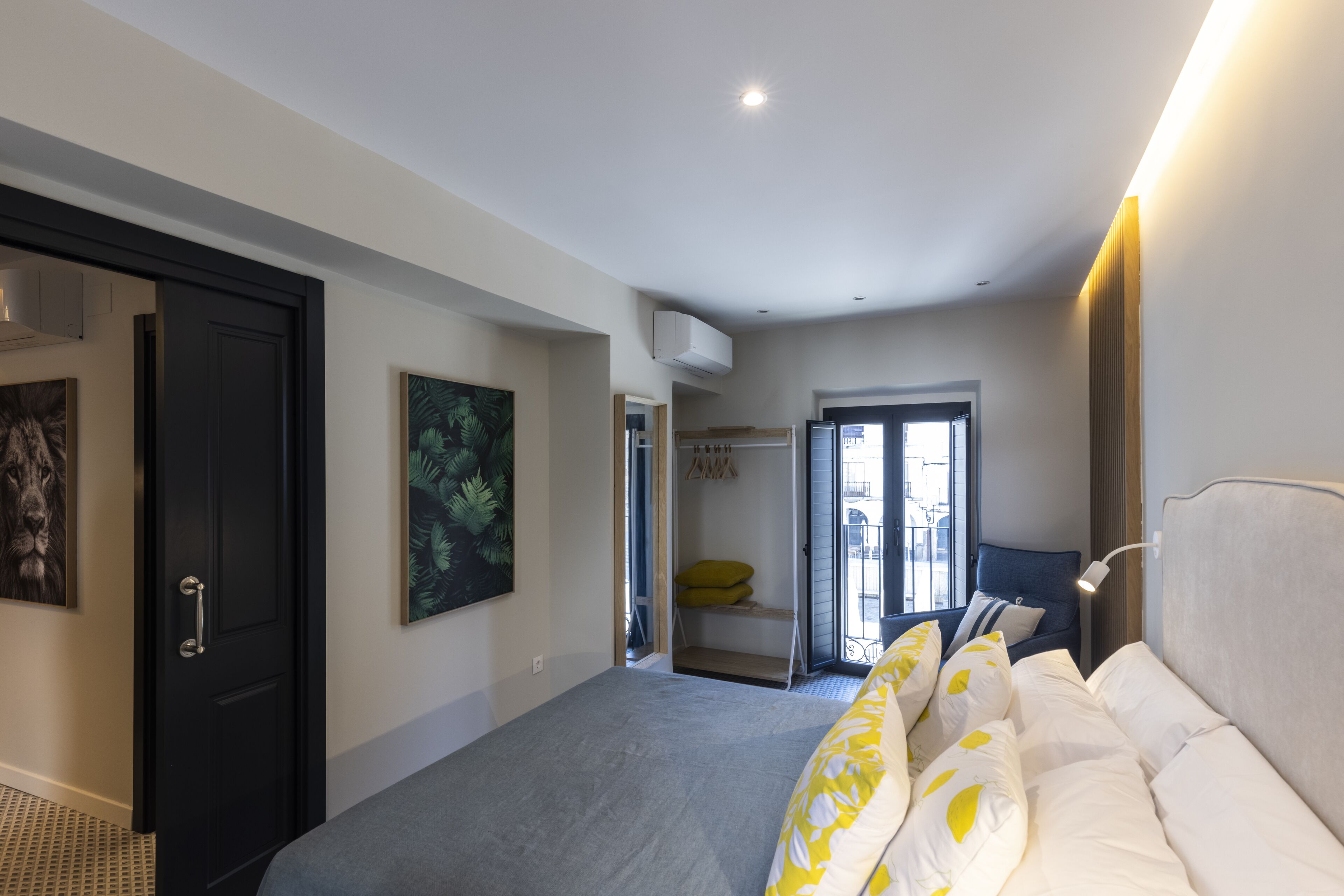 Appartement, uitzicht op de stad | Luxe beddengoed, donsdekens, bedden met traagschuimmatrassen