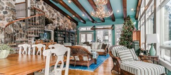 Huge Retreat with Outdoor Heated Pool by Briggs Woods Golf Course & Event Center