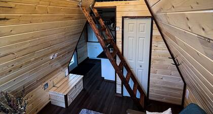 Tiny A-Frame Cabin with Outdoor Fire Pit!