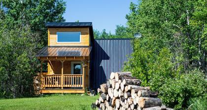 Tiny A-Frame Cabin with Outdoor Fire Pit!