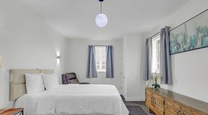 Desk, iron/ironing board, travel crib, WiFi