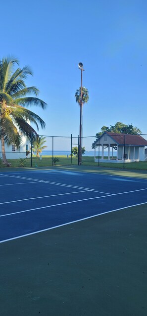 Sport court - Cozy Oceanview Beach Townhome in Negril (Negril)