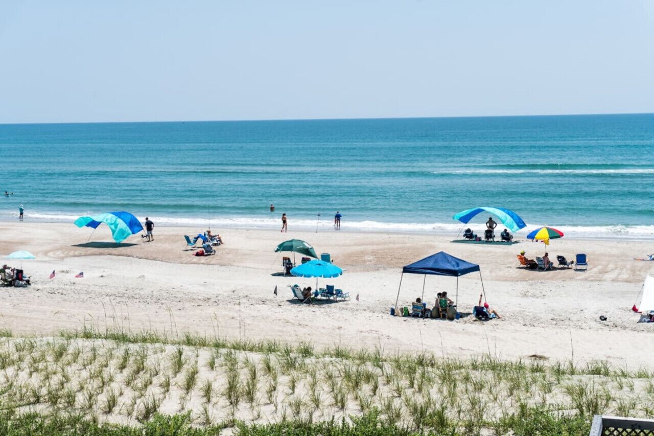 Vlak bij het strand