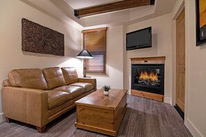 Fernseher, Kamin