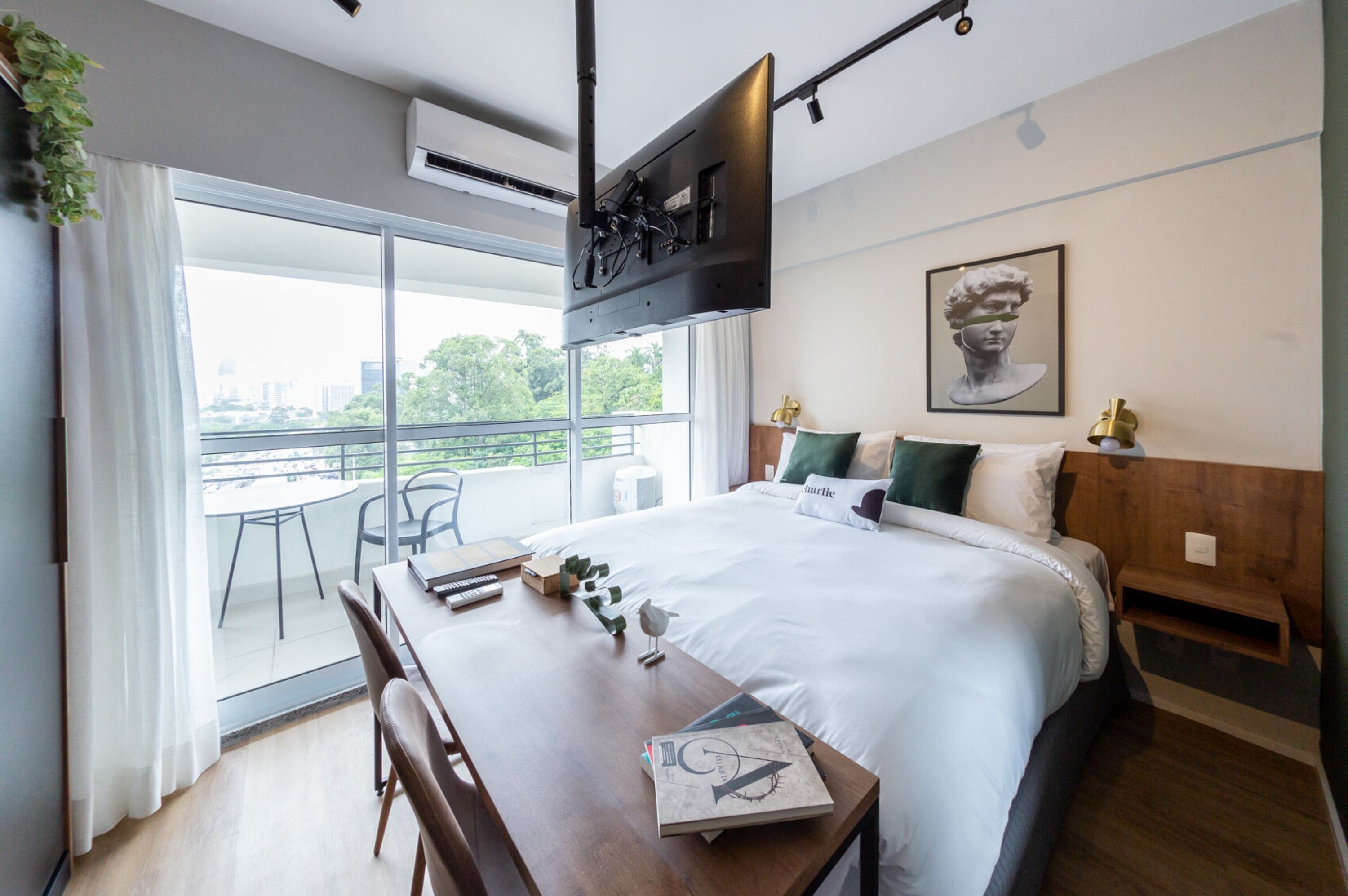 Estudio estándar | Ropa de cama hipoalergénica y decoración personalizada 