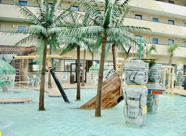 Indoor pool, outdoor pool