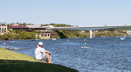 OPEN SKY CAMPSITES in Marble Falls! Continental breakfast, shared elec & firepit