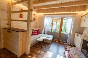 Fernseher, Kamin