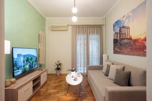 Comfort Apartment | Living area | Smart TV - Blue Ark Exploring Athens (Athens)
