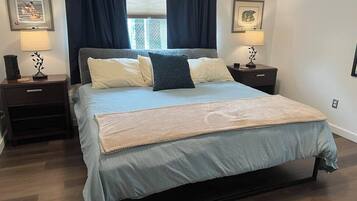 1 bedroom, iron/ironing board, travel crib, free WiFi