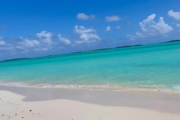 On the beach, sun loungers, beach towels