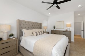 4 bedrooms, iron/ironing board, travel cot, free WiFi