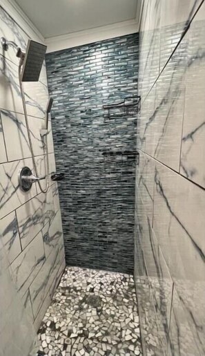 Shower, toilet paper