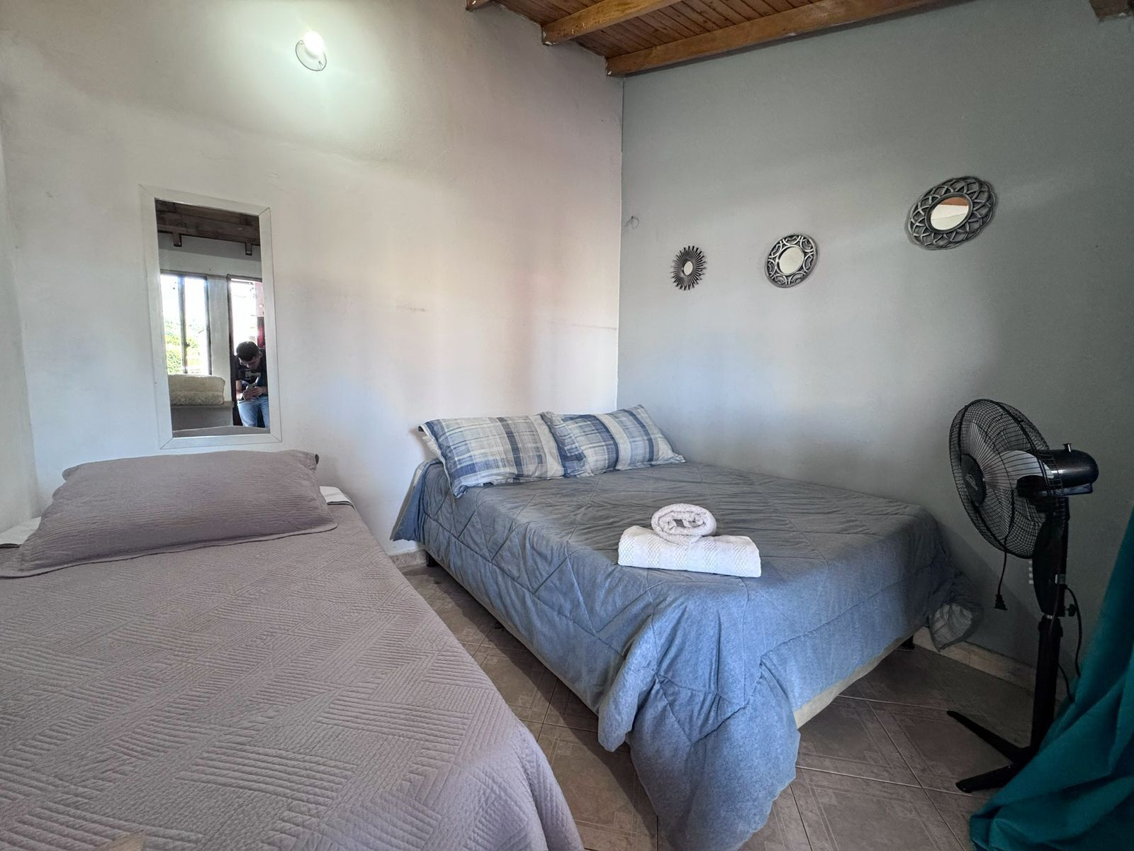 Basic Double Room | Individually furnished, bed sheets