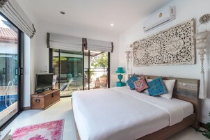 3 habitaciones, decoración personalizada y muebles diferentes 