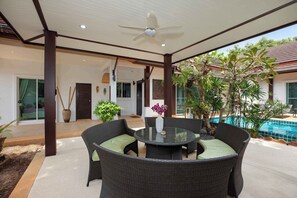 Terrace/patio - 3BR Pool Villa Prima Near NaiHarn Beach (Rawai)
