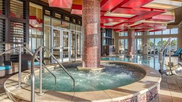 Indoor pool, a heated pool