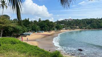 Chambre Double Standard, 1 chambre, non-fumeurs, vue plage | Terrasse/Patio