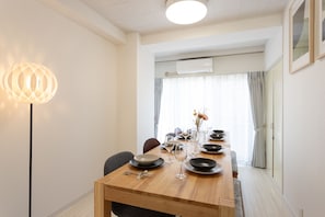 Family House, 4 Bedrooms, City View | Dining room - Kamata Smile House (Tokyo)