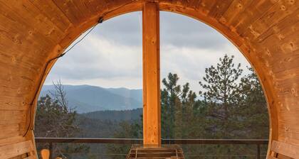 Expansive Views! 4500SqFt Mountain Dome Near Denver w/ Sauna, Hot Tub, Huge Deck