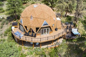 Exterior - Expansive Views! 4500SqFt Mountain Dome Near Denver w/ Sauna, Hot Tub, Huge Deck (Idaho Springs)
