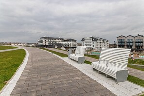 Terrace/patio - Studio Apartment 'Top Lage - Fewo An Der Lagune' with Balcony (Büsum)